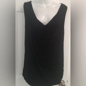 Boston Proper black cut out back top, size medium